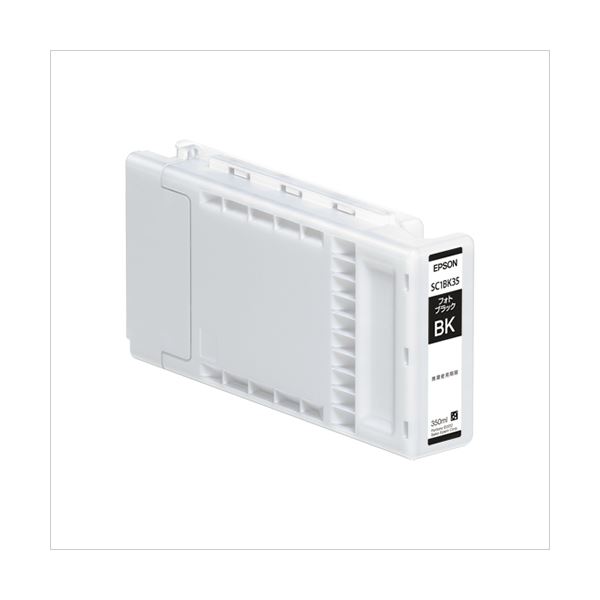 EPSON エプソン （EPSON） Sure Color 大判インクジェットプリンタ 専用インクカートリッジ SC1BK35 【インク色：フォトブラック 350ml】 1個 PC プリンター インク インクカートリッジ トナー インク カートリッジ エプソン(EPSON)用