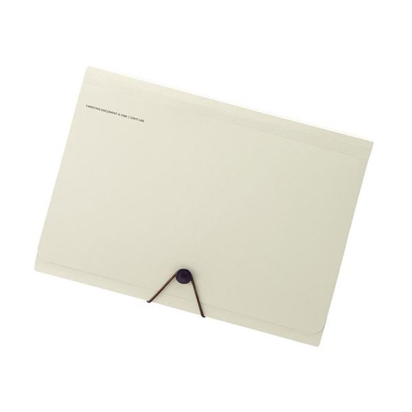 【5セット まとめ買い 】 LIHIT LAB. SMART FIT キャリングドキュメント A4 ベージュ A7589-16-BAX5 【 セット販売 まとめ買い 割引 オフィス 文房具 文具 業務用 オフィス用品 】 文具 オフィス用品 ファイル バインダー