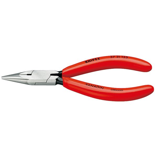 KNIPEX クニペックス 時計細工用アジャスティングプライヤー プラスチックコーティング サイズ84×19×125mm パック入 3731-125SB 工事 DIY 工具 ペンチ ペンチ