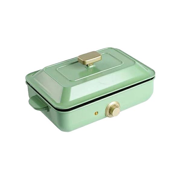 シン三海 ホットプレート A4サイズ グリーン solemood-g107-gr家電