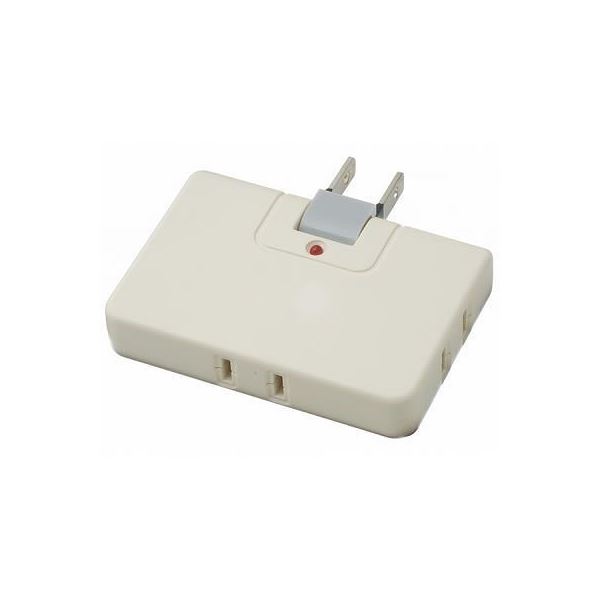 YAZAWA 雷ガード付コーナータップ Y02CK300WH【×10セット】 【 セット販売 まとめ買い 割引 】 パソコン 電源タップ タップ
