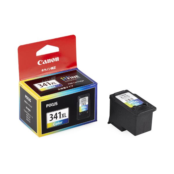 Canon キヤノン Canon FINEカートリッジ BC-341XL 3色一体型 大容量 5214B001 1個 【×3セット】 プリンターインク　インク　プリンター　メーカー純正品 【 セット販売 まとめ買い 割引 】