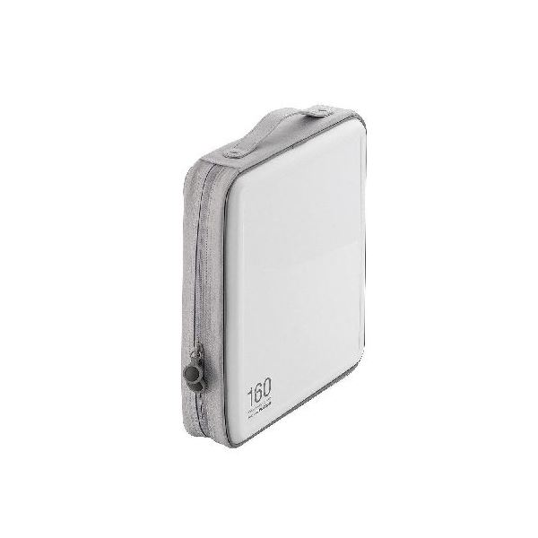 ELECOM エレコム CD / DVDファスナーケース CCD-H160WH【×3セット】 【 セット販売 まとめ買い 割引 】 パソコン DVDケース CDケース Blu-rayケース