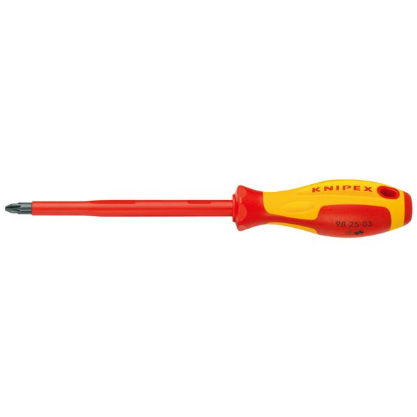 KNIPEX クニペックス 9825-04 ポジドライブ 絶縁 ドライバー 1000V 工具 ツール DIY 作業工具 道具 ドライバー 工事 DIY 工具 ドライバー ドライバー