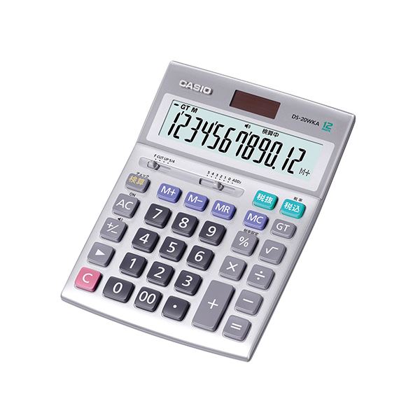 電卓 デスクサイズ DS-20WKA-N 文具 オフィス用品 電卓
