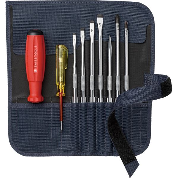 PB SWISS TOOLS 差替式 ドライバーセット 8本組 グレー 8218GY-V01 工具 ツール DIY 作業工具 道具 ドライバー 工事 DIY 工具 ドライバー ドライバーセット 12,276円