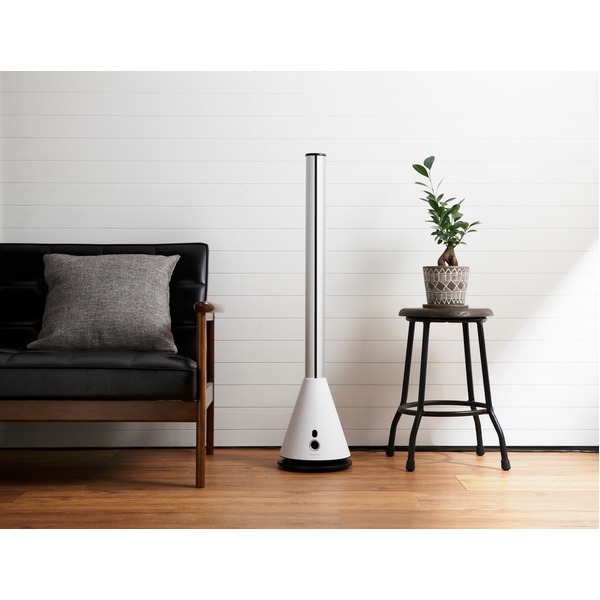 スリム タワー サーキュレーター 約幅230mm ホワイト 空気清浄 脱臭機能付き 首振り機能 オフタイマー機能 風量調節9段階家電 季節家電（冷暖房 空調） 扇風機 サーキュレーター