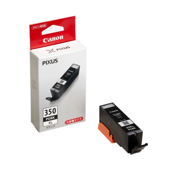 Canon キヤノン Canon インクタンク BCI-350XLPGBK ブラック 大容量 6430B001 1個 【×10セット】 プリンターインク　インク　プリンター　メーカー純正品 【 セット販売 まとめ買い 割引 】