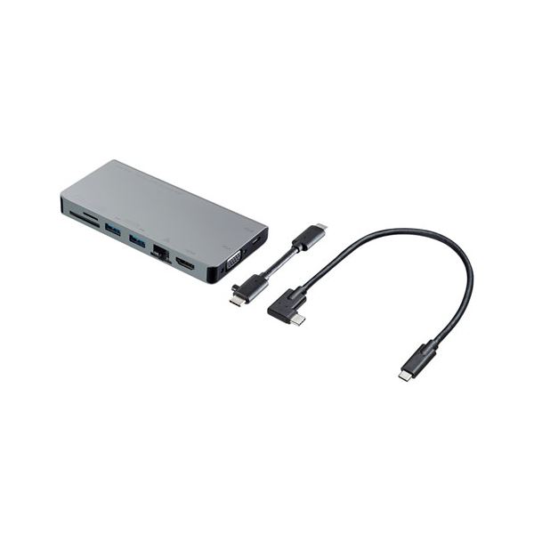 サンワサプライ USB Type-C ドッキングハブ USB-3TCH13S2パソコン ハブ