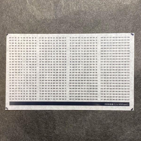 楽天市場】E217系車番インレタ(TypeC・車号部分)(Nゲージ) : 世田谷車両