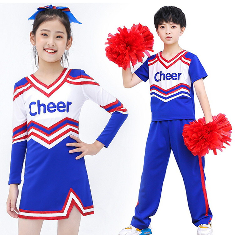 楽天市場】チア 衣装 キッズ 大量注文OK チアガール 子供 長袖 女の子