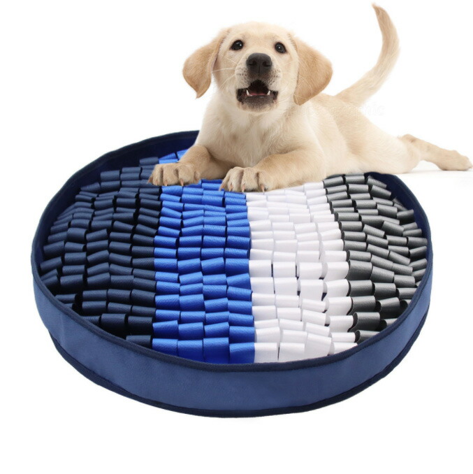 送料無料 犬のスナッフルマット ノーズワークマット 犬用 おもちゃ 犬用早食い防止 マット ペット犬マット鼻臭トレーニング ペット用訓練毛布 折りたたむ ゆっくり食べる 嗅覚訓練 遊び 餌マット 知育マット 注意力トレーニング 肥満 分離不安 食いすぎる対策 大中小型犬