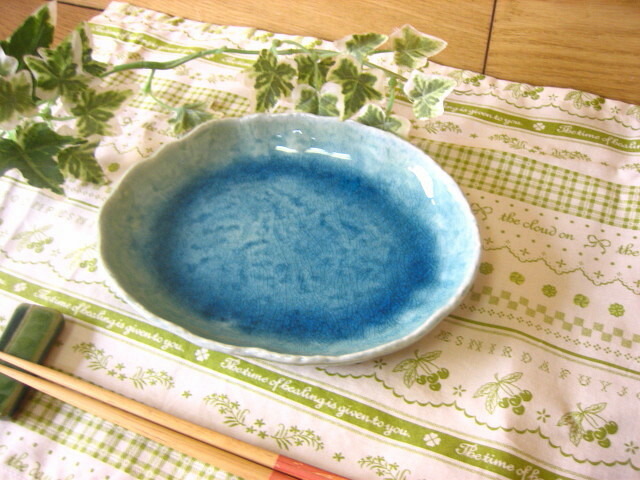 楽天市場】瀬戸織部花模様 変形焼皿 : せと焼窯元やまなか