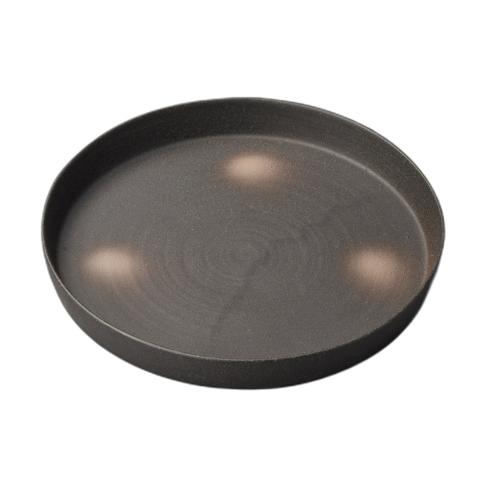 備前風切立丸大皿 [ 24.8×3.1cm ] | 大皿 | おすすめ 人気 食器 業務用 飲食店 カフェ うつわ 器 おしゃれ かわいい お洒落 可愛い ギフト プレゼント 引き出物 内祝い 結婚祝い 誕生日 贈り物 自宅 イベント