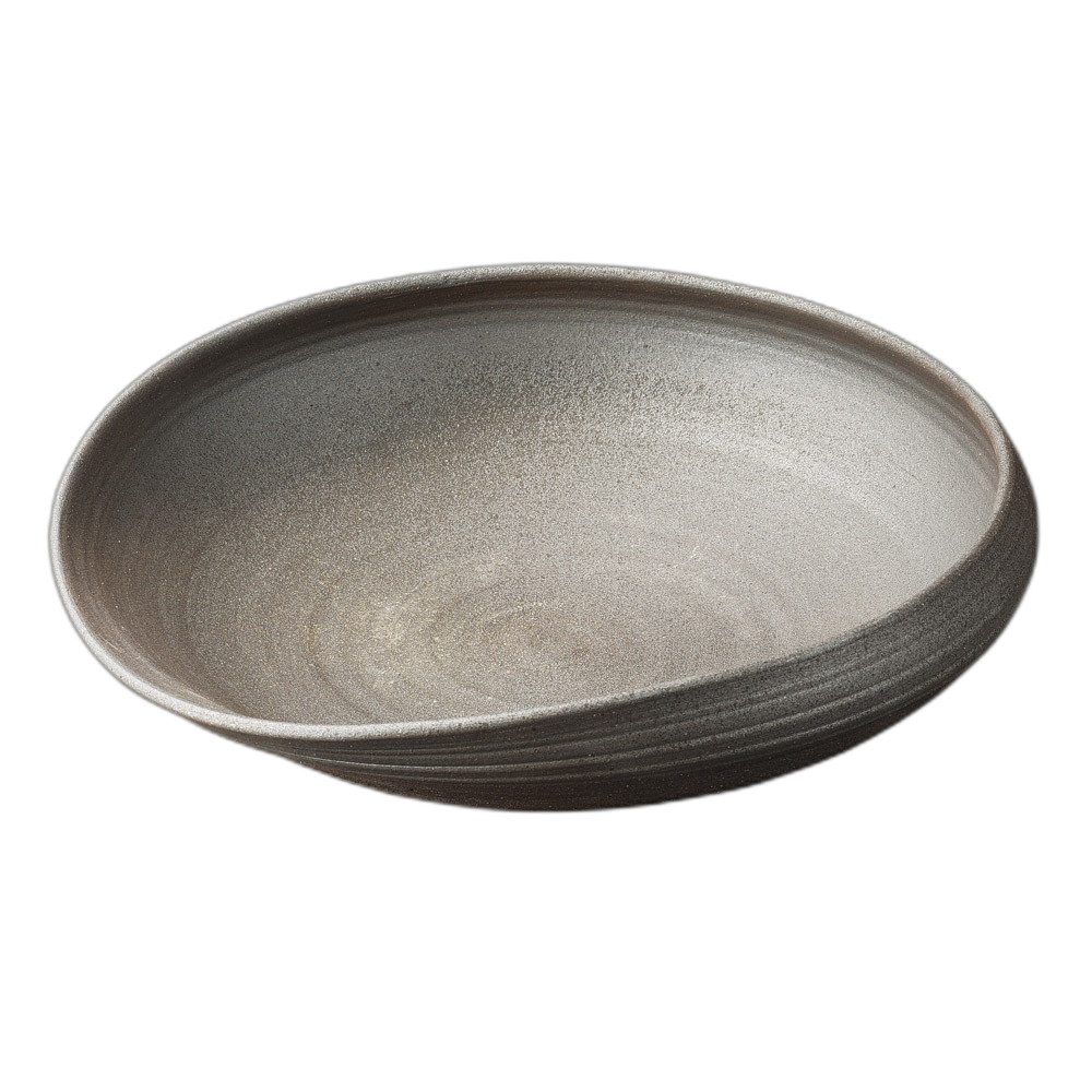 黒窯変13.0変型大鉢 [ 40&times;37.5&times;10cm ] | 盛鉢 | おすすめ 人気 食器 業務用 飲食店 カフェ うつわ 器 おしゃれ かわいい お洒落 可愛い ギフト プレゼント 引き出物 内祝い 結婚祝い 誕生日 贈り物 自宅 イベント｜せともの本舗