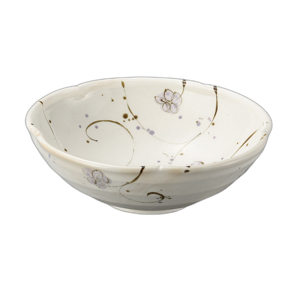 粉引小花7.5花鉢 [ 22.5×6.5cm ] | 中鉢 | おすすめ 人気 食器 業務用 飲食店 カフェ うつわ 器 おしゃれ かわいい お洒落 可愛い ギフト プレゼント 引き出物 内祝い 結婚祝い 誕生日 贈り物 自宅 イベント