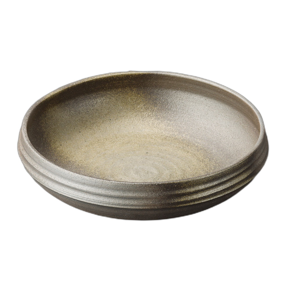 炭化10.0ひねり大鉢 [ 31&times;8cm ] | 盛鉢 | おすすめ 人気 食器 業務用 飲食店 カフェ うつわ 器 おしゃれ かわいい お洒落 可愛い ギフト プレゼント 引き出物 内祝い 結婚祝い 誕生日 贈り物 自宅 イベント｜せともの本舗