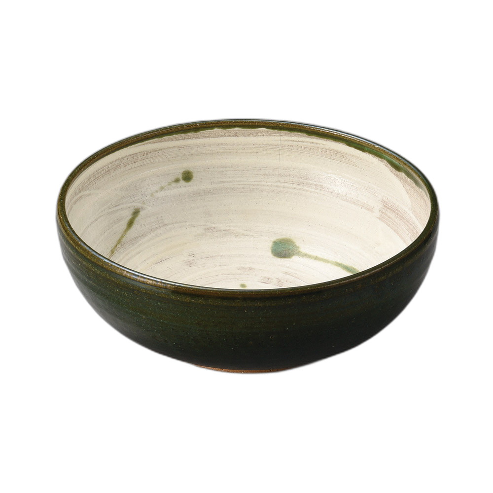 織部丸鉢 [ 21.2×9cm ] | 中鉢 | おすすめ 人気 食器 業務用 飲食店 カフェ うつわ 器 おしゃれ かわいい お洒落 可愛い ギフト プレゼント 引き出物 内祝い 結婚祝い 誕生日 贈り物 自宅 イベント