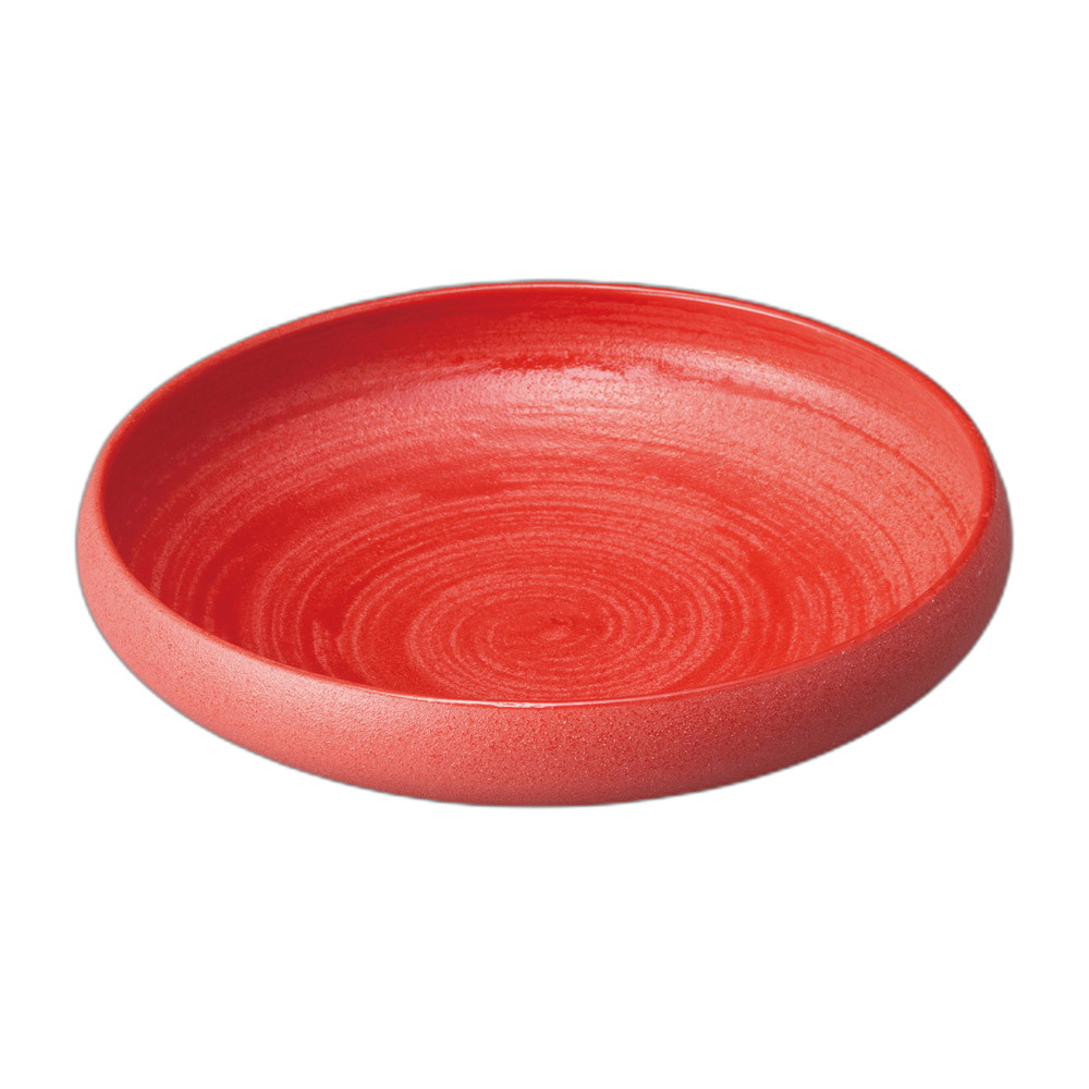 鉄器風（赤）鉄鉢（大） [ 26&times;6.2cm ] | 大鉢 | おすすめ 人気 食器 業務用 飲食店 カフェ うつわ 器 おしゃれ かわいい お洒落 可愛い ギフト プレゼント 引き出物 内祝い 結婚祝い 誕生日 贈り物 自宅 イベント｜せともの本舗