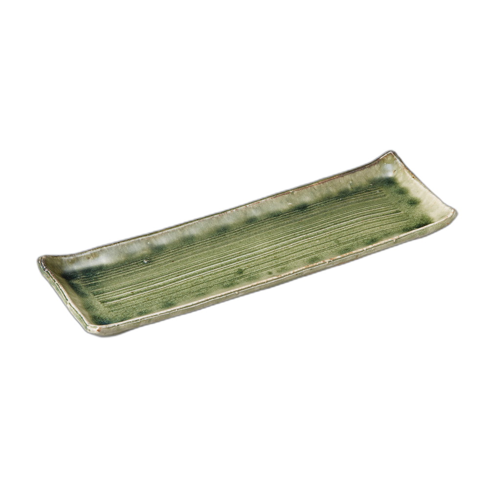 ビードロ長方皿 [ 32.5×11×2.5cm ] | 長皿 | おすすめ 人気 食器 業務用 飲食店 カフェ うつわ 器 おしゃれ かわいい お洒落 可愛い ギフト プレゼント 引き出物 内祝い 結婚祝い 誕生日 贈り物 自宅 イベント