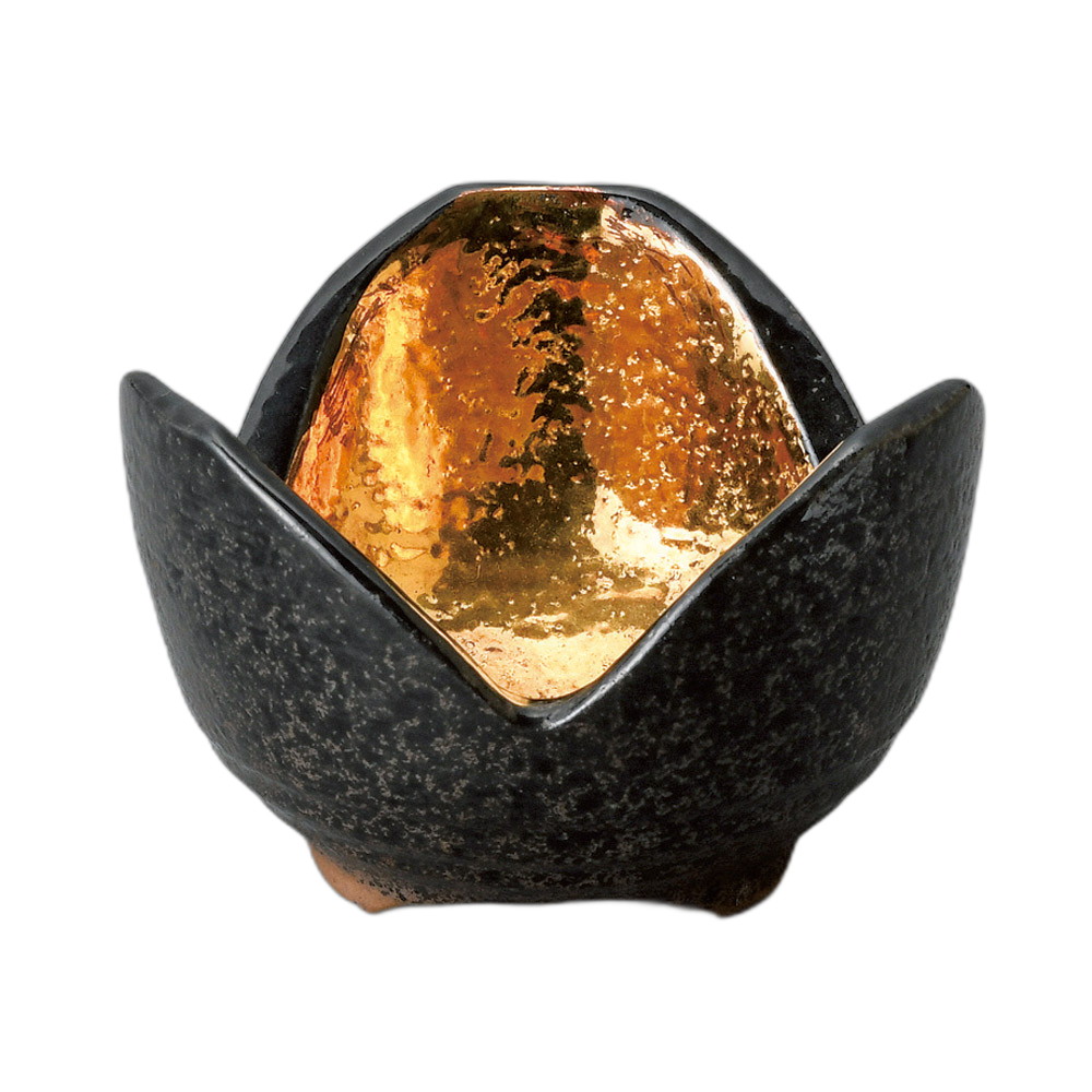 黒ちらし内金塗3.6三つ切形丼 [ 10×6.5cm ] 強化 | 小鉢 | おすすめ 人気 食器 業務用 飲食店 カフェ うつわ 器 おしゃれ かわいい お洒落 可愛い ギフト プレゼント 引き出物 内祝い 結婚祝い 誕生日 贈り物 自宅 イベント
