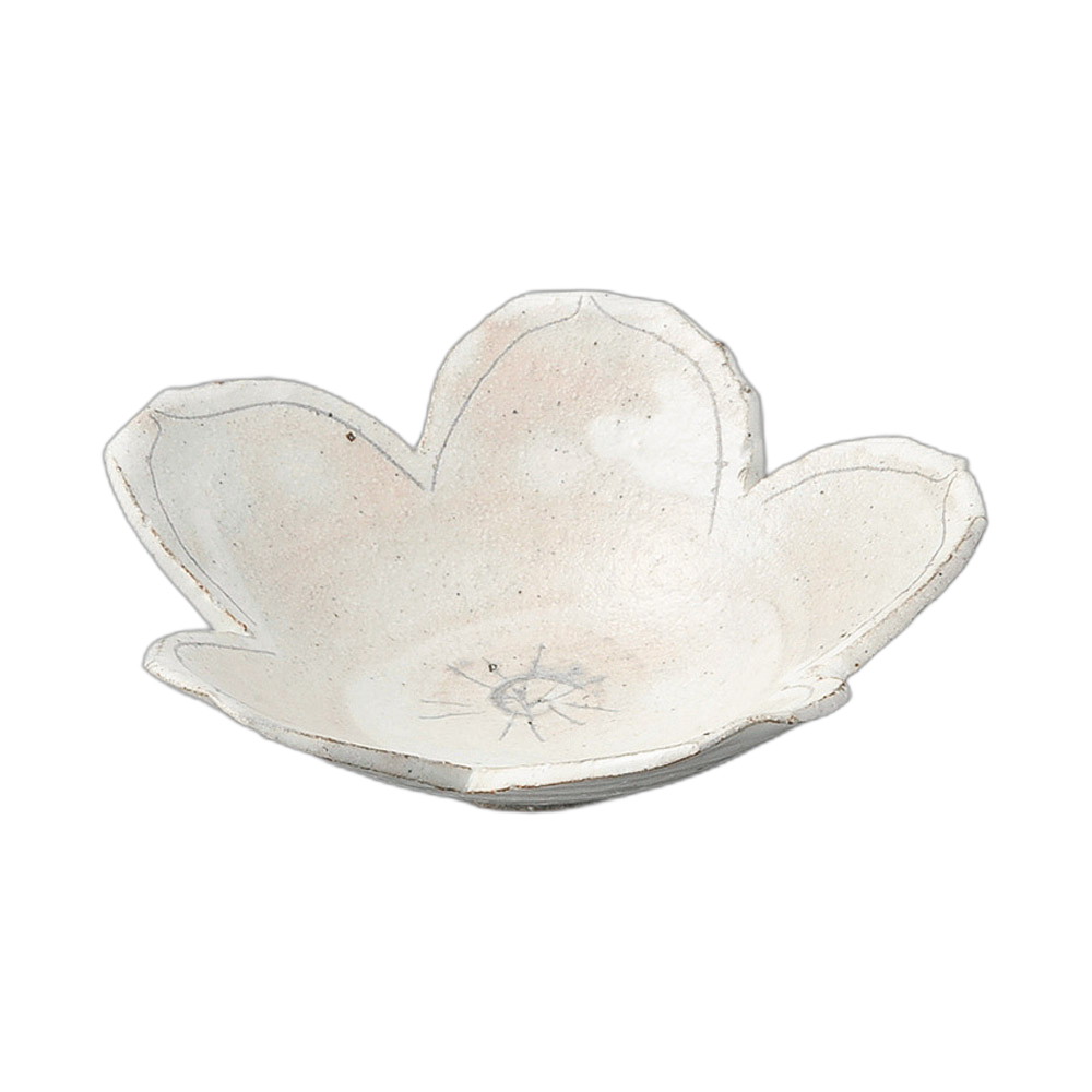 粉引花型向付 [ 17.5×5.5cm ] | 向付 | おすすめ 人気 食器 業務用 飲食店 カフェ うつわ 器 おしゃれ かわいい お洒落 可愛い ギフト プレゼント 引き出物 内祝い 結婚祝い 誕生日 贈り物 自宅 イベント 4,519円