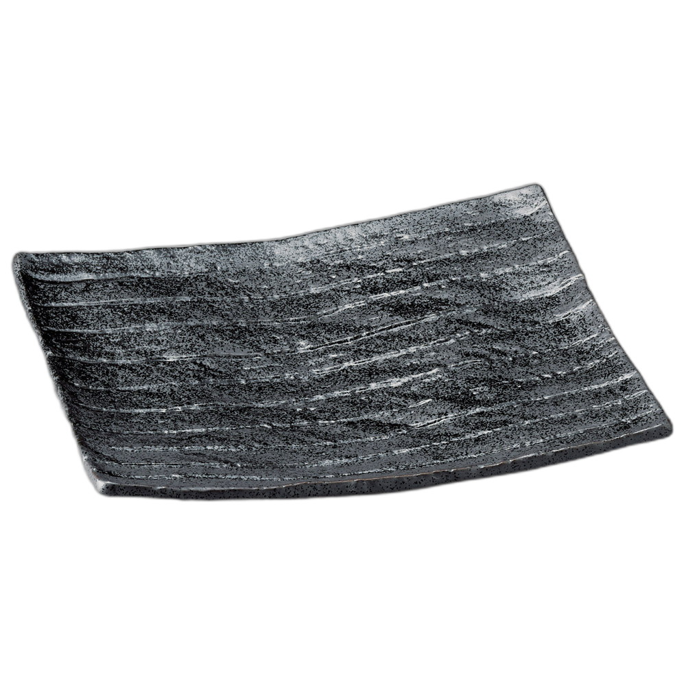 南蛮黒結晶12.0長角皿 [ 35&times;27&times;6.5cm ] | 盛皿 | おすすめ 人気 食器 業務用 飲食店 カフェ うつわ 器 おしゃれ かわいい お洒落 可愛い ギフト プレゼント 引き出物 内祝い 結婚祝い 誕生日 贈り物 自宅 イベント｜せともの本舗 7,432円