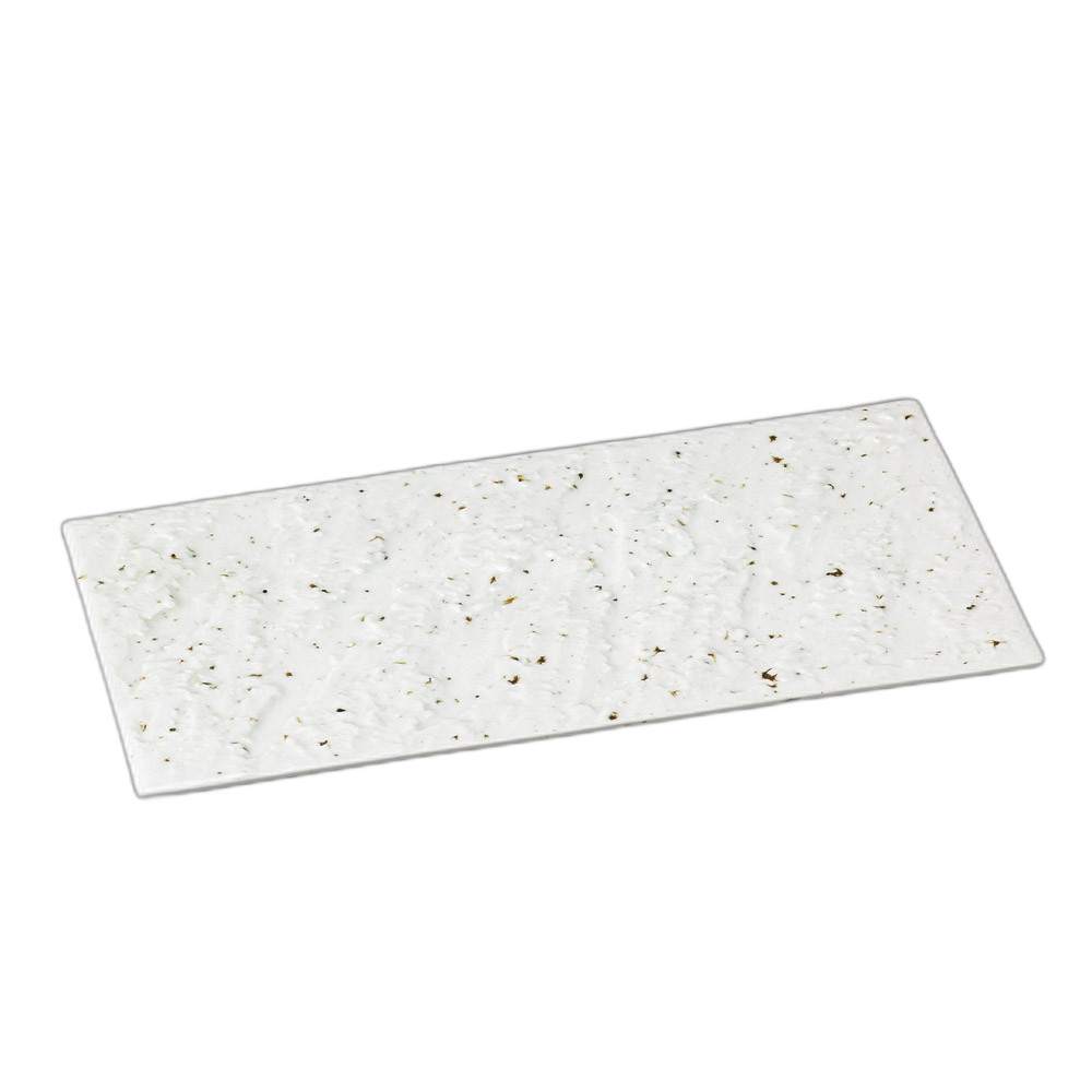梨ガラス石肌長角鮨皿 [ 36.2×18.2×1.4cm ] | 長皿 | おすすめ 人気 食器 業務用 飲食店 カフェ うつわ 器 おしゃれ かわいい お洒落 可愛い ギフト プレゼント 引き出物 内祝い 結婚祝い 誕生日 贈り物 自宅 イベント