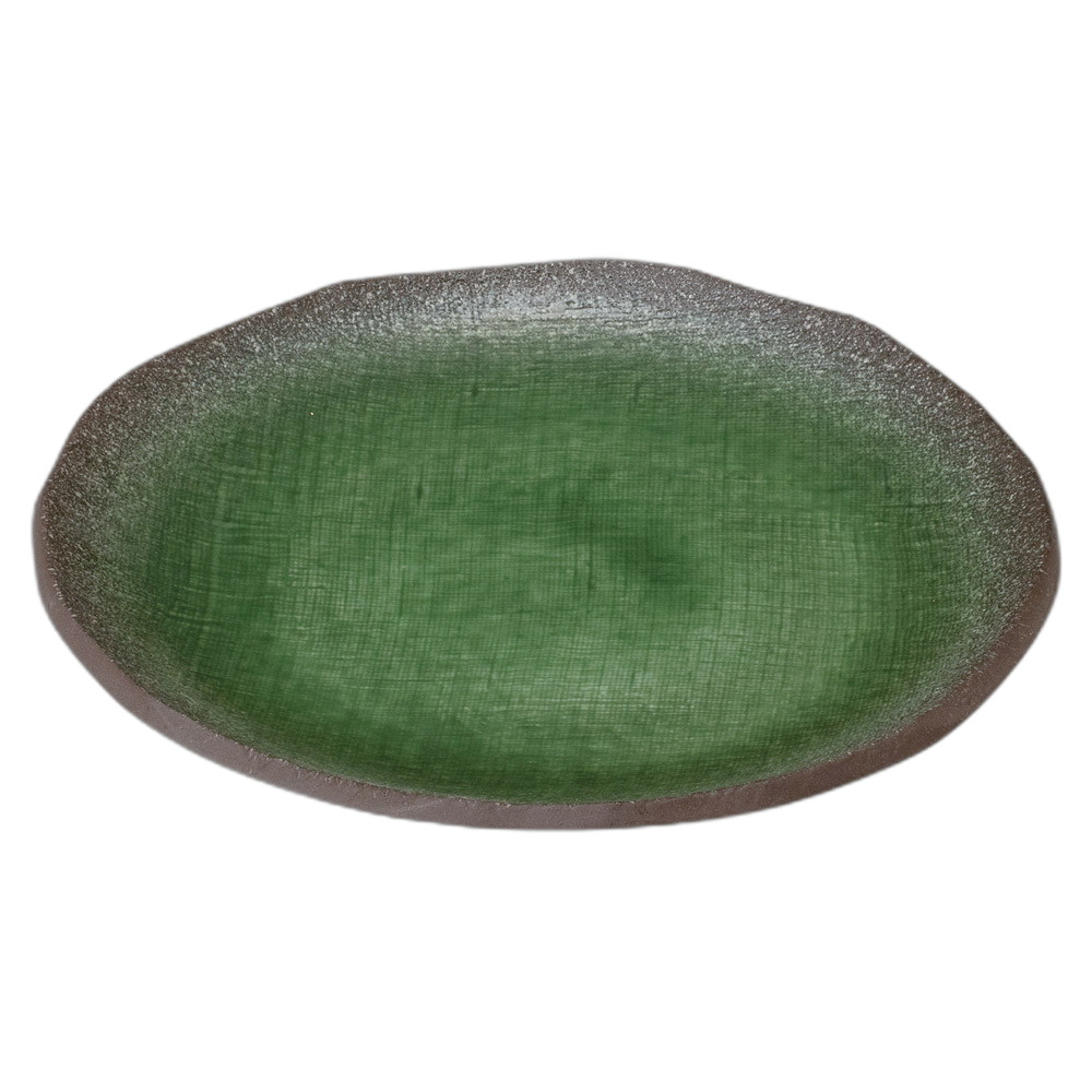 強化 伊賀ﾋｽｲ (渕削)9.0丸皿 [27.5×2.5cm] | 食器 和食器 和皿 カフェ 料亭 業務用 贈答 プレゼント ギフト おしゃれ かわいい お祝い 開店 定食 セット