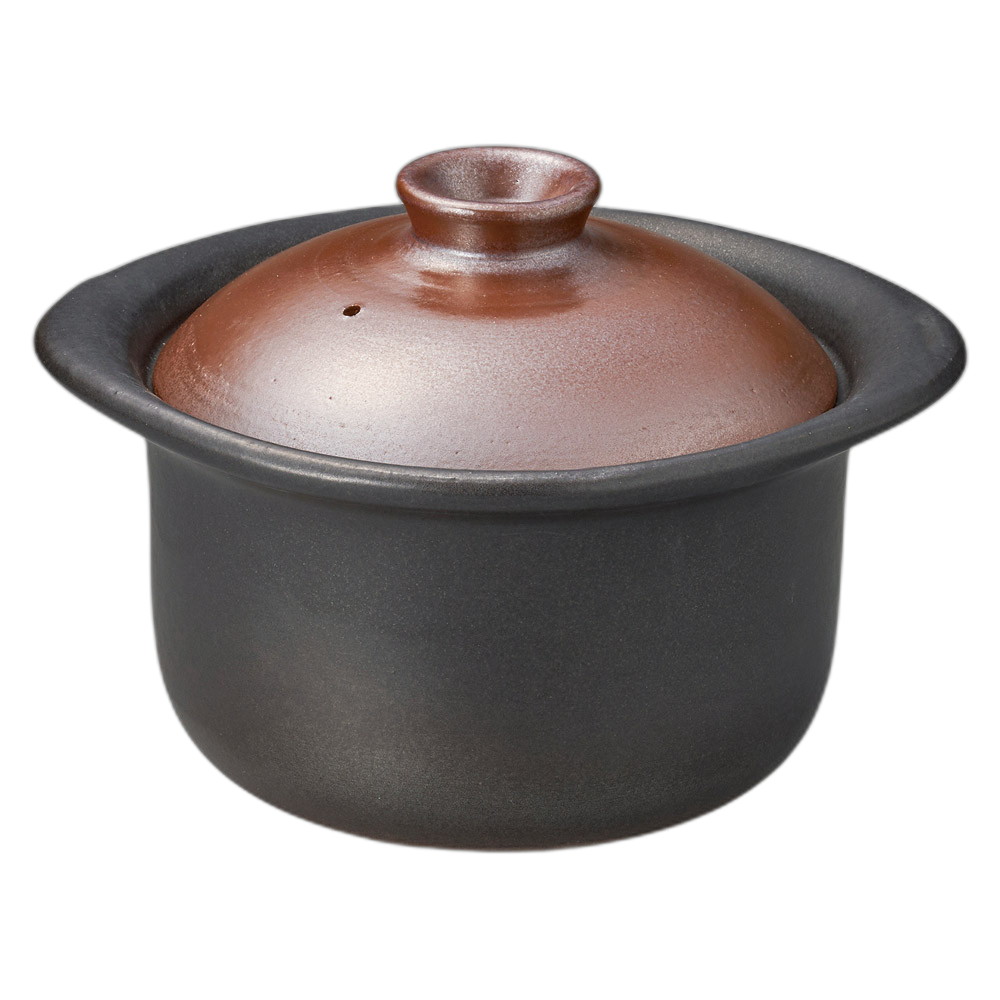 鉄赤五合御飯鍋 [28×24×18cm] | 業務用 贈答 プレゼント ギフト おしゃれ かわいい セット ごはん ご飯 鍋 土鍋