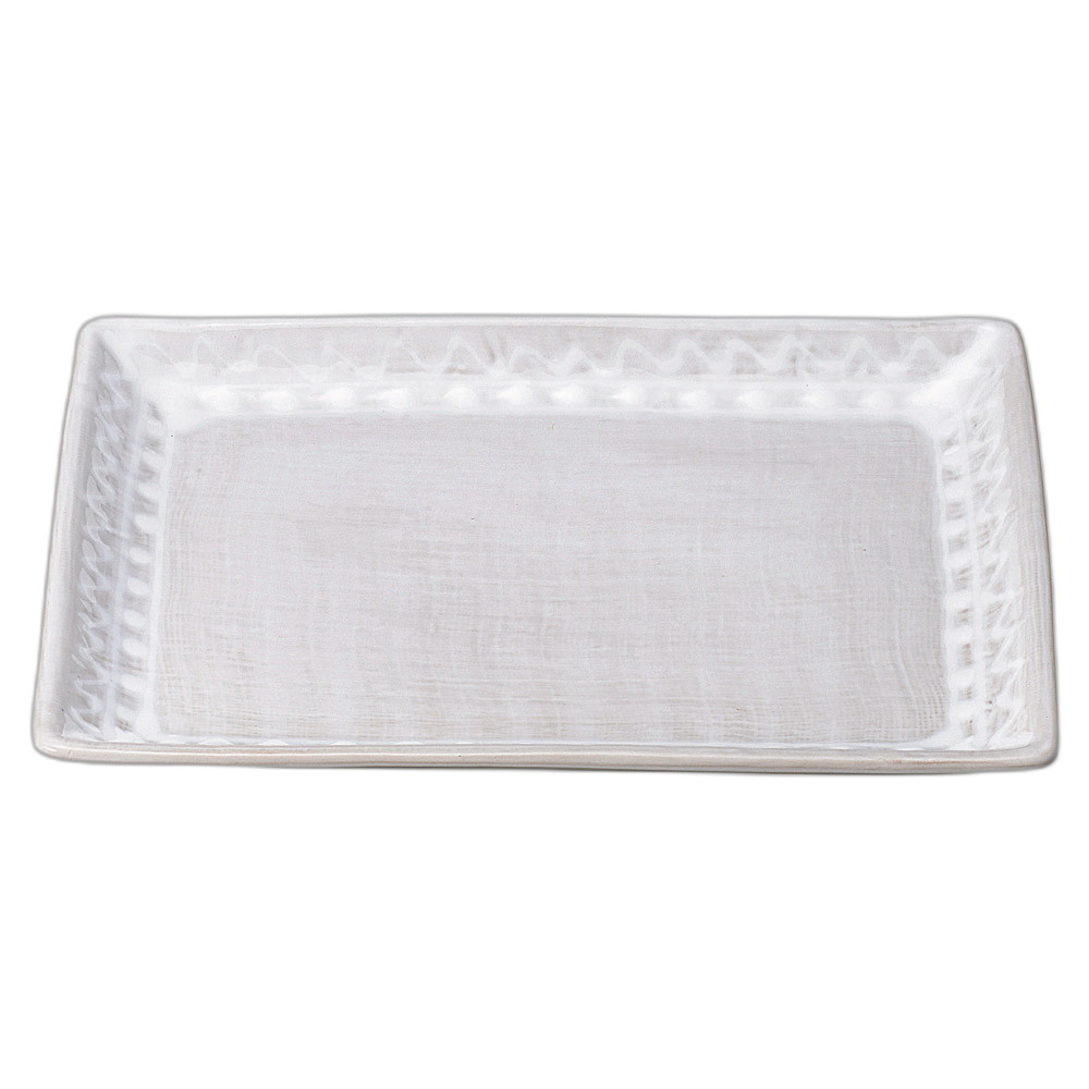 ﾏｼﾞｮﾘｶ 長角10.0皿 [18.5×24.5×2.8cm] | 食器 和食器 和皿 カフェ 料亭 業務用 贈答 プレゼント ギフト おしゃれ かわいい お祝い 開店 定食 セット