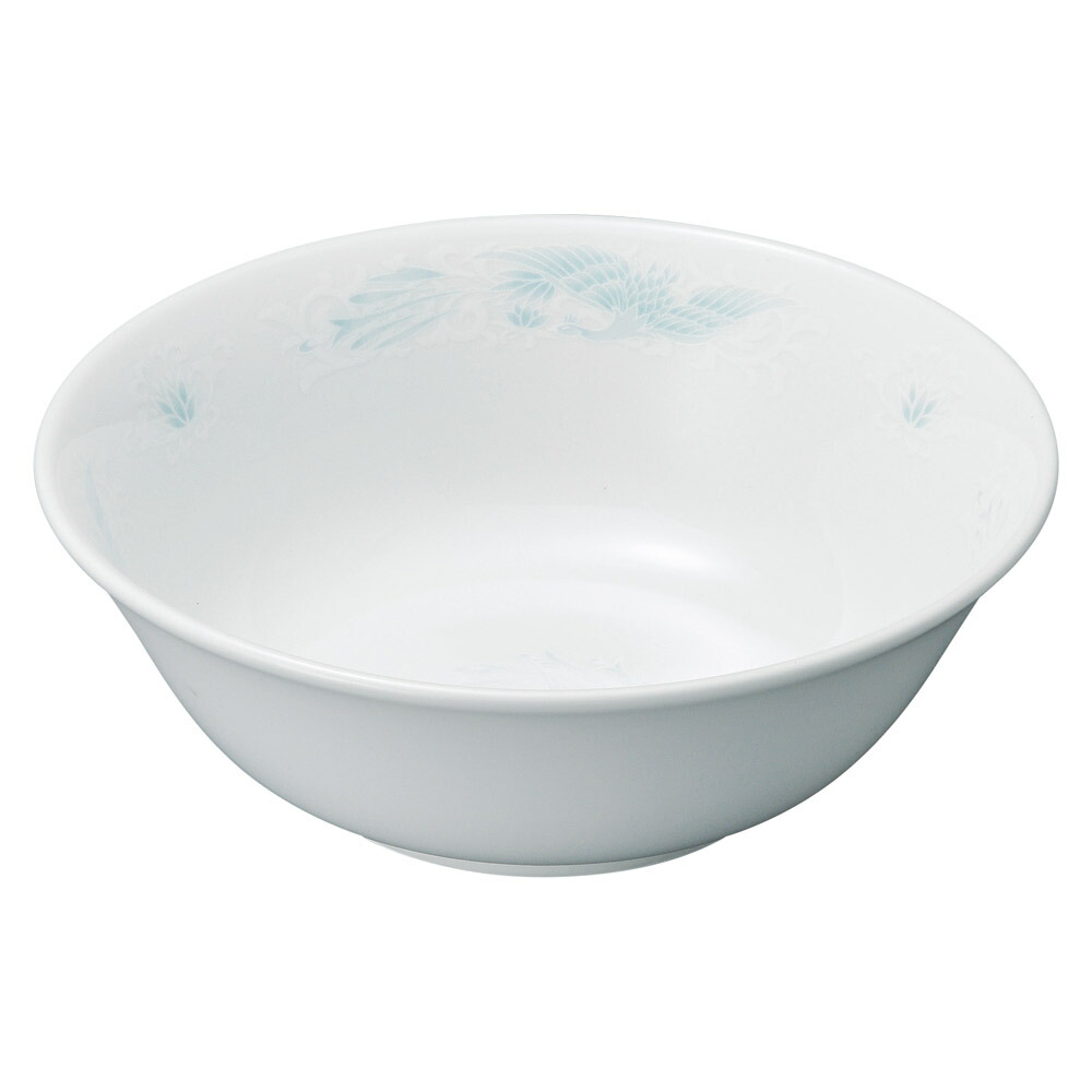花蓮(ｽｰﾊﾟｰﾎﾜｲﾄ) 9吋ｽｰﾌﾟﾎﾞｰﾙ [22×8cm] | 食器 中華 ラーメン 炒飯 餃子 業務用 贈答 プレゼント ギフト おしゃれ かわいい お祝い 開店 定食 セット