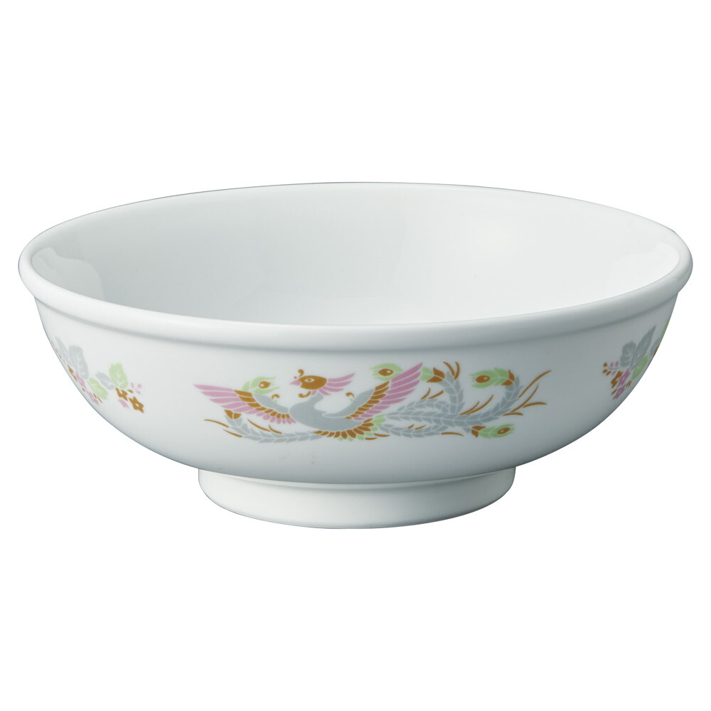 強化磁器 紅鳳華 8吋玉丼 [21.2×7.7cm･1,410cc] | 食器 和食器 和皿 カフェ 料亭 業務用 贈答 プレゼント ギフト おしゃれ かわいい お祝い 開店 定食 セット