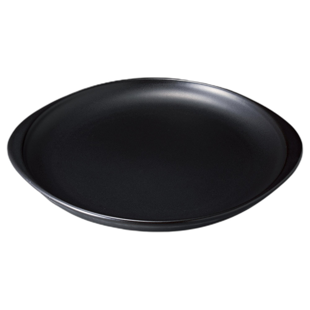 ﾌﾞﾗｯｸｾﾗﾑ 陶板(大) [29×27.5×3cm] | ホテル 料亭 業務用 贈答 プレゼント ギフト おしゃれ かわいい 定食 セット 鍋 懐石料理 瓦そば 飛騨牛