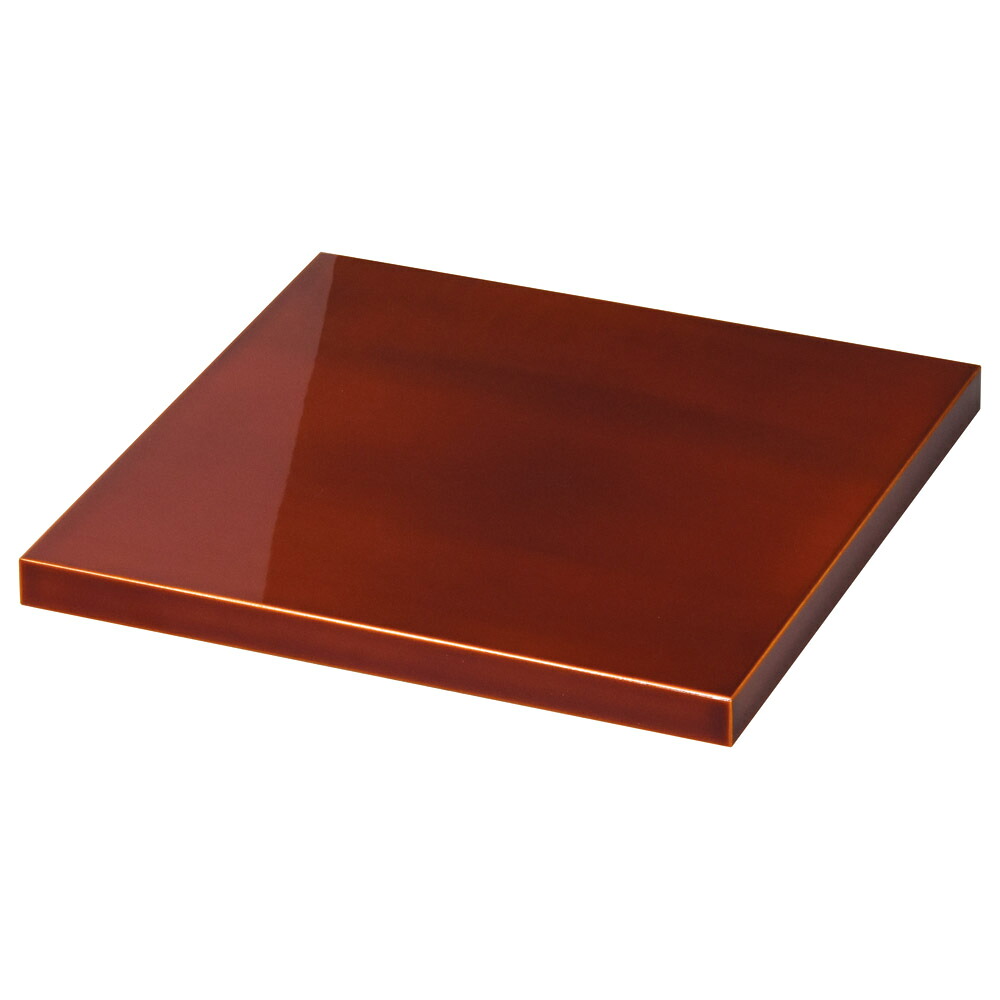 ひのき細密盛器(銀彩弁当箱)用 春慶印籠蓋 [21×21×1.8cm] | 演出小物 容器 銀彩 盛器