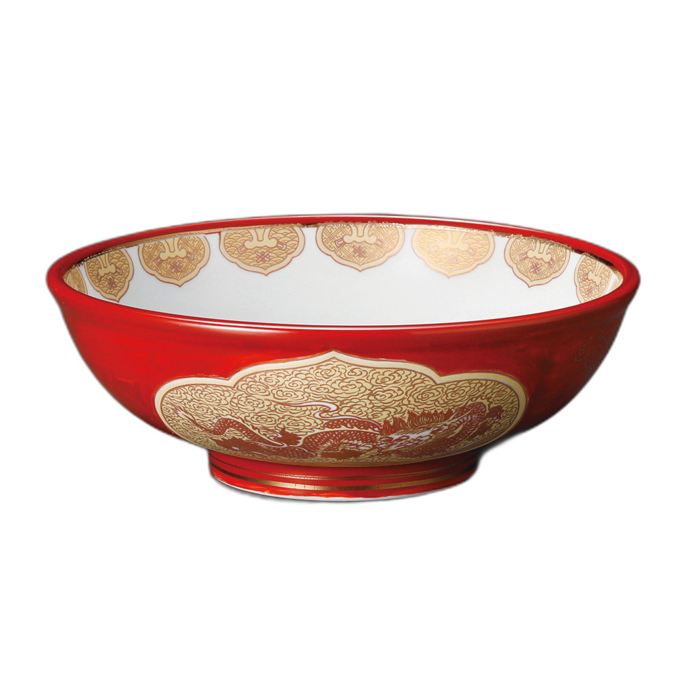 大名ｺﾞｰﾙﾄﾞ7.0玉丼 [22×7.8cm] | 食器 和食器 和皿 カフェ 料亭 業務用 贈答 プレゼント ギフト おしゃれ かわいい お祝い 開店 定食 セット