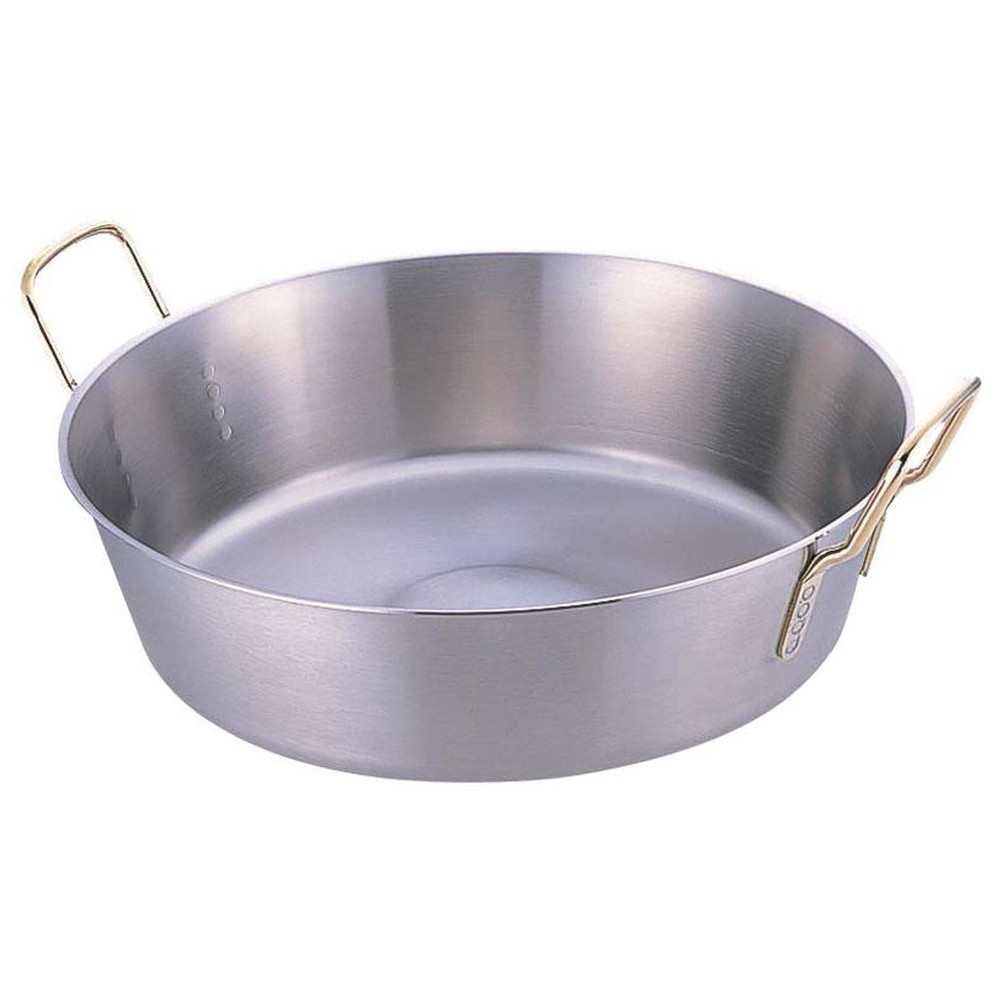 スーパーデンジ 揚鍋 33cm [ 内径:335 x 深さ:91mm 底径:267mm 5L ] [ 料理道具 ] | 厨房 キッチン 飲食店 ホテル レストラン 業務用