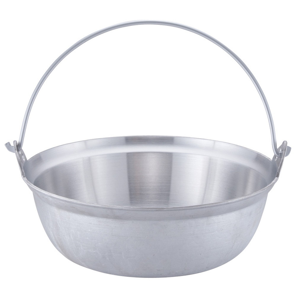 アルミイモノ 吊付円付鍋 42cm [ 外径:428mm 深さ:153mm 12.5L ] [ 料理道具 ] | 厨房 食堂 和食 ホテル 飲食店 業務用