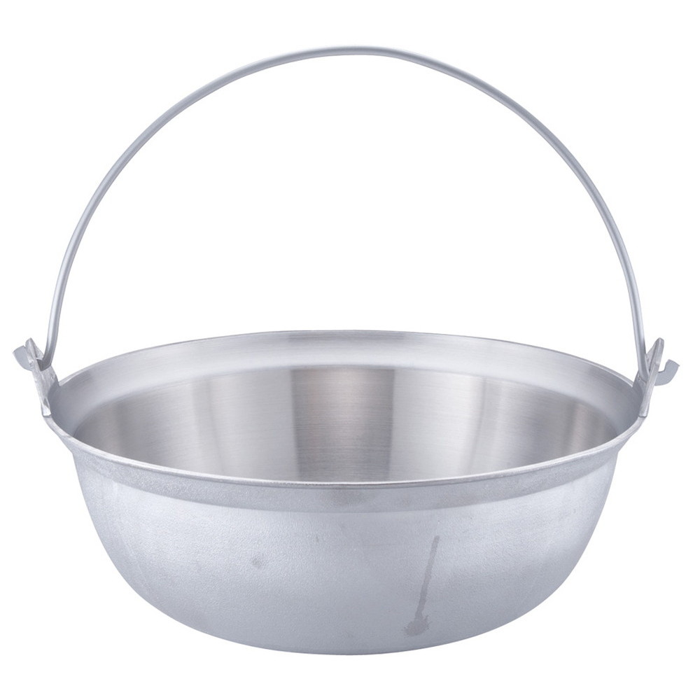 アルミイモノ 吊付円付鍋 45cm [ 外径:456mm 深さ:166mm 14L ] [ 料理道具 ] | 厨房 食堂 和食 ホテル 飲食店 業務用