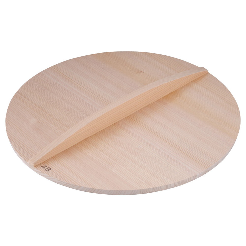 厚手サワラ木蓋 48cm用 [ 外径:475mm 厚さ:約15mm ] [ 料理道具 ] | 厨房 食堂 和食 ホテル 飲食店 業務用｜せともの本舗