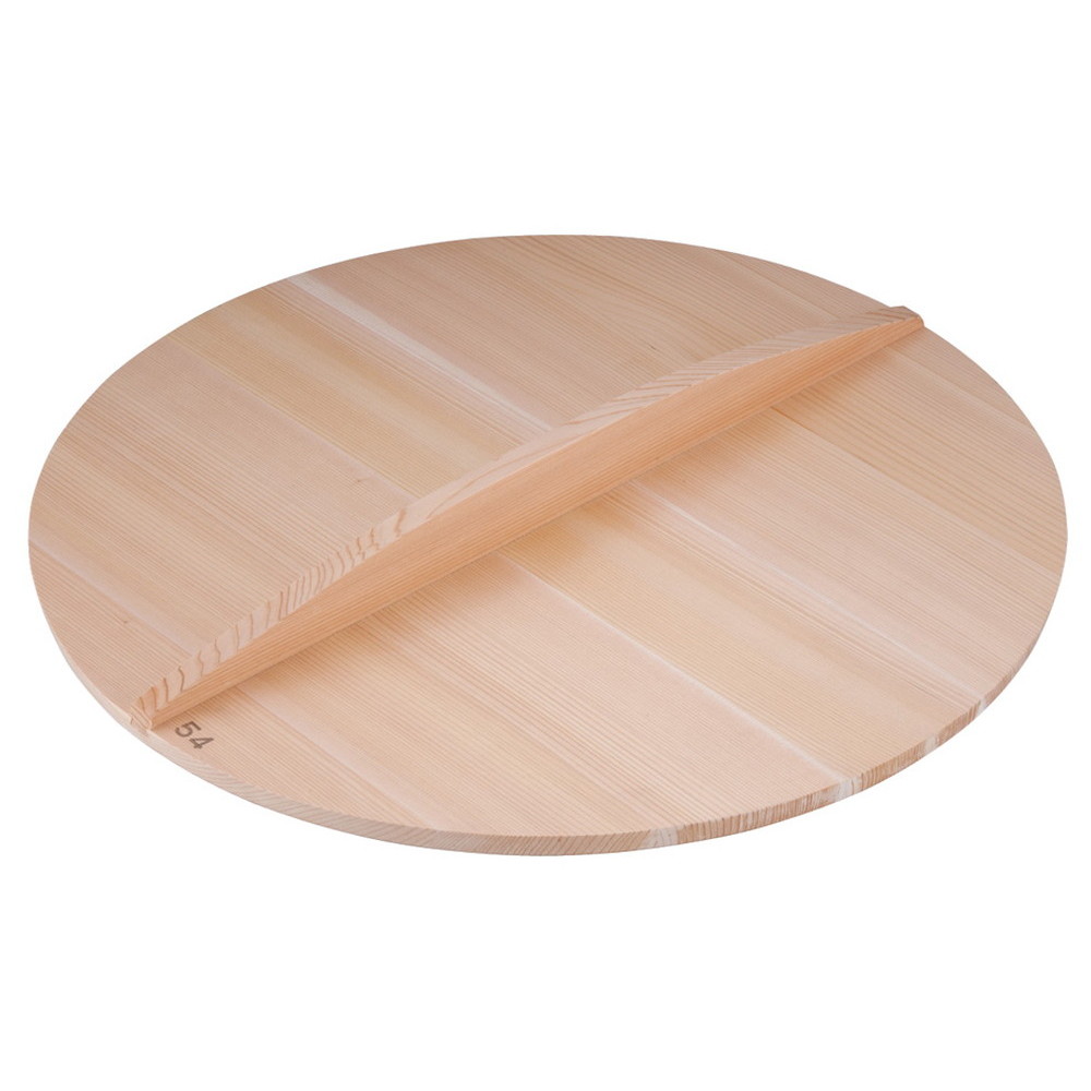 厚手サワラ木蓋 54cm用 [ 外径:535mm 厚さ:約15mm ] [ 料理道具 ] | 厨房 食堂 和食 ホテル 飲食店 業務用｜せともの本舗
