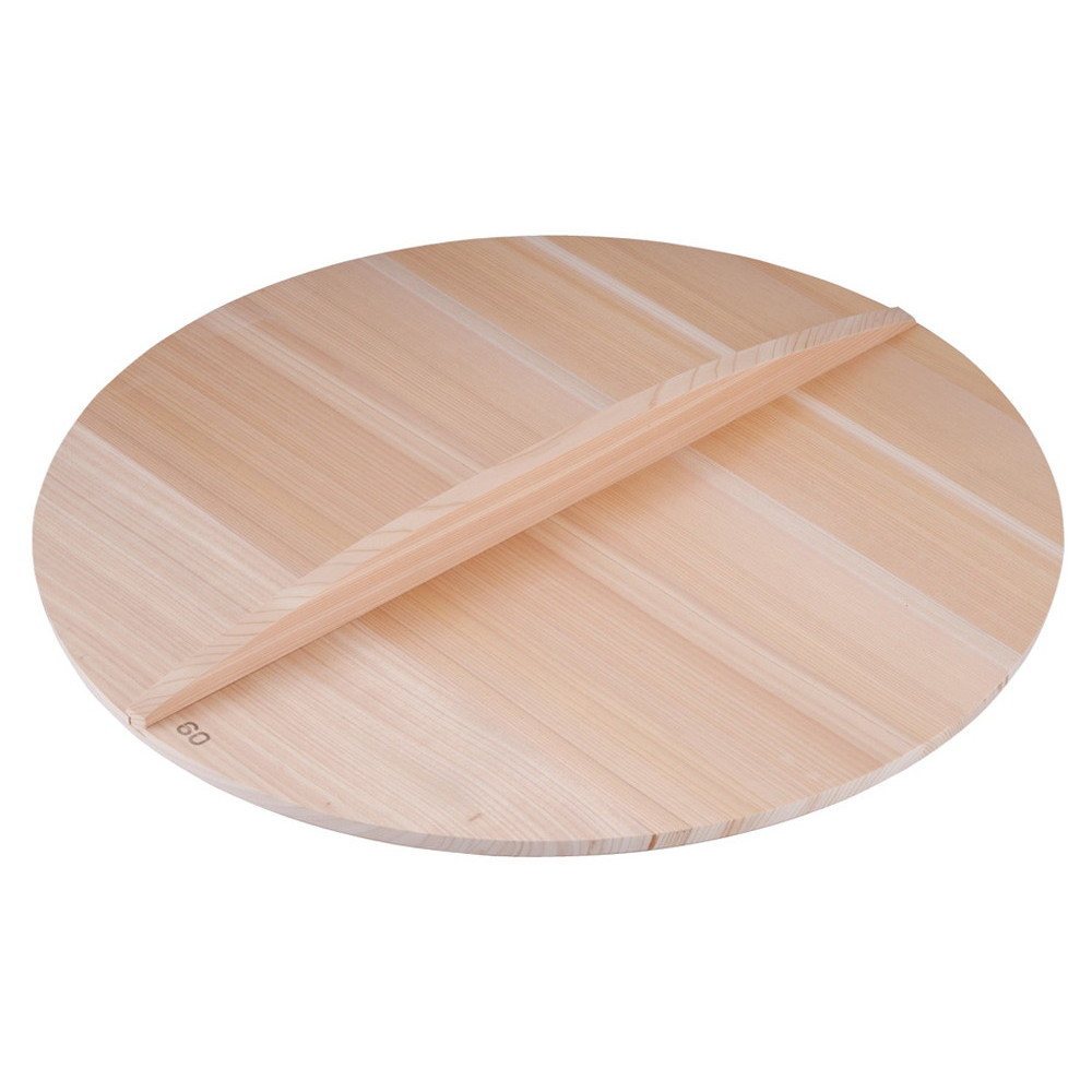 厚手サワラ木蓋 60cm用 [ 外径:595mm 厚さ:約15mm ] [ 料理道具 ] | 厨房 食堂 和食 ホテル 飲食店 業務用