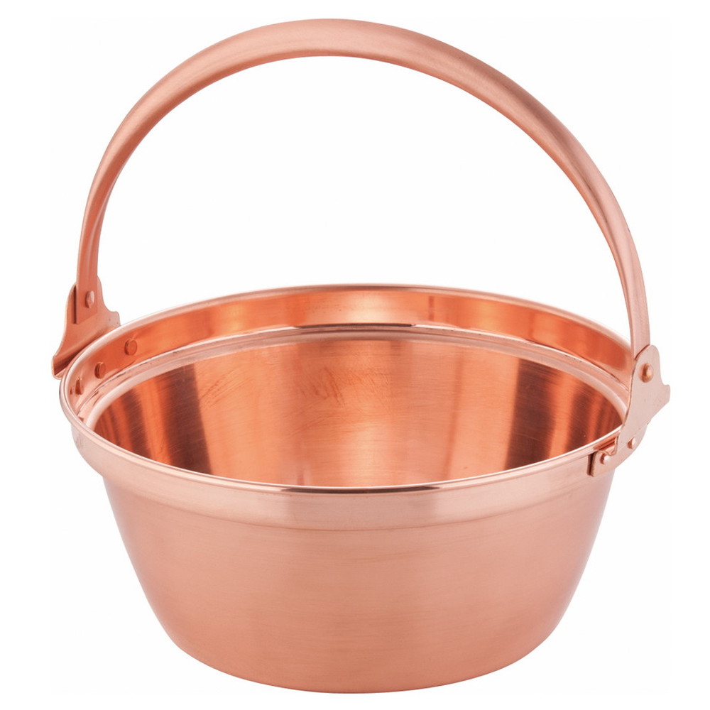 銅 山菜鍋(内側錫引きなし) 27cm [ 外径:280mm 深さ:120mm 3.8L ] [ 料理道具 ] | 厨房 食堂 和食 ホテル 飲食店 業務用｜せともの本舗