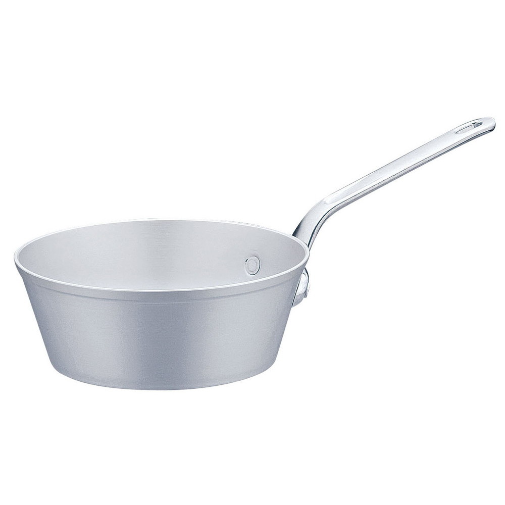 TKG アルミニウムテーパー鍋(アルマイト加工) 24cm [ 口径:246 x 底径:178 x 深さ:85mm 3.1L ] [ 料理道具 ] | 厨房 キッチン 飲食店 ホテル レストラン 業務用｜せともの本舗