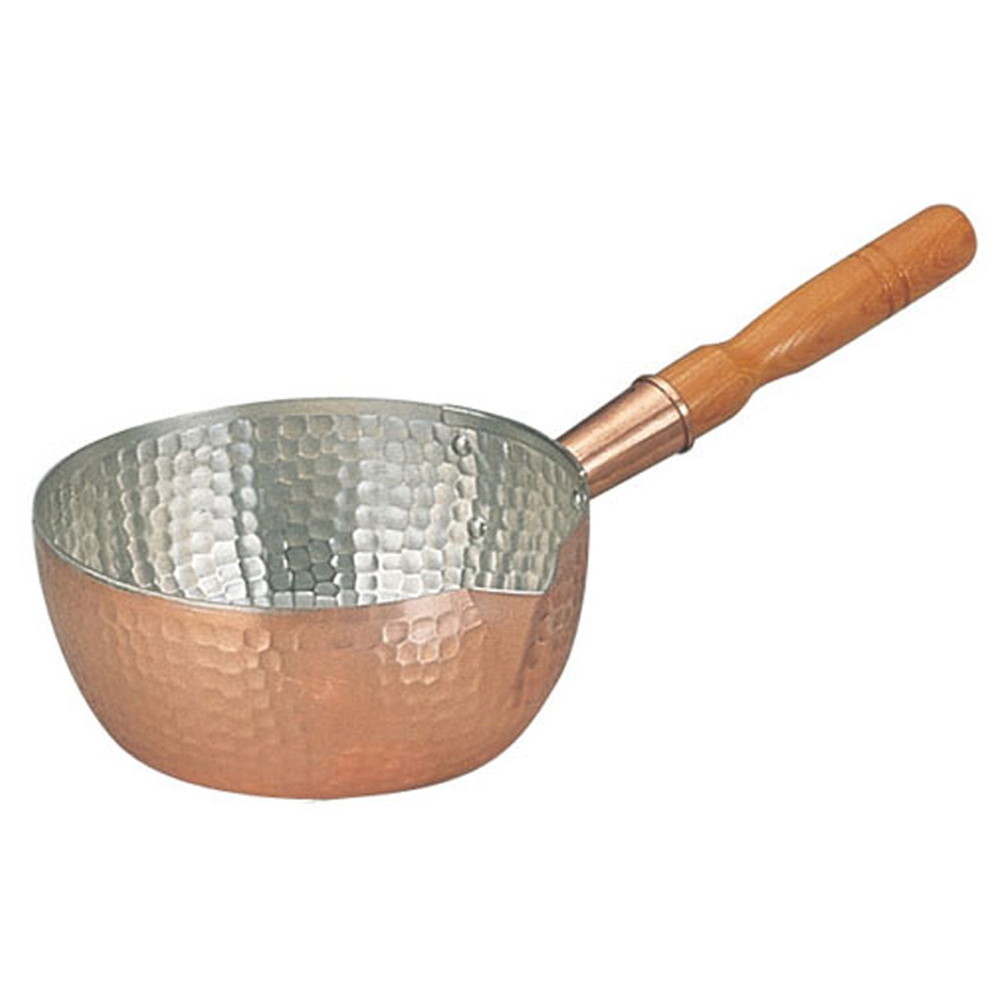 銅製雪平鍋 15cm [ 内径:150 x 深さ:69mm 0.7L ] [ 料理道具 ] | 厨房 食堂 和食 ホテル キッチン 飲食店 業務用｜せともの本舗