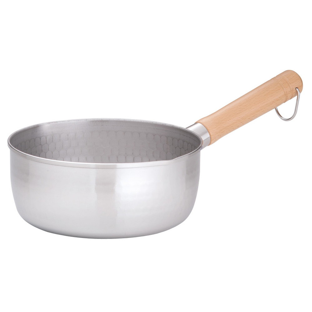 21-0打出雪平鍋(両口) 20cm [ 内径:200 x 深さ:90mm 2.5L ] [ 料理道具 ] | 厨房 食堂 和食 ホテル キッチン 飲食店 業務用