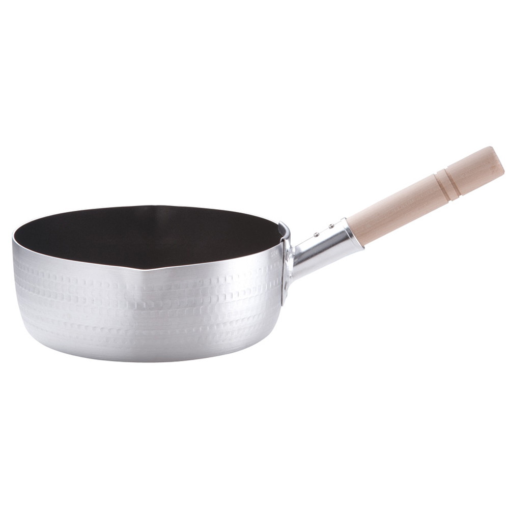 アルミ ノンスティック雪平鍋 24cm [ 内径:235 x 深さ:90mm 3.8L ] [ 料理道具 ] | 厨房 食堂 和食 ホテル キッチン 飲食店 業務用