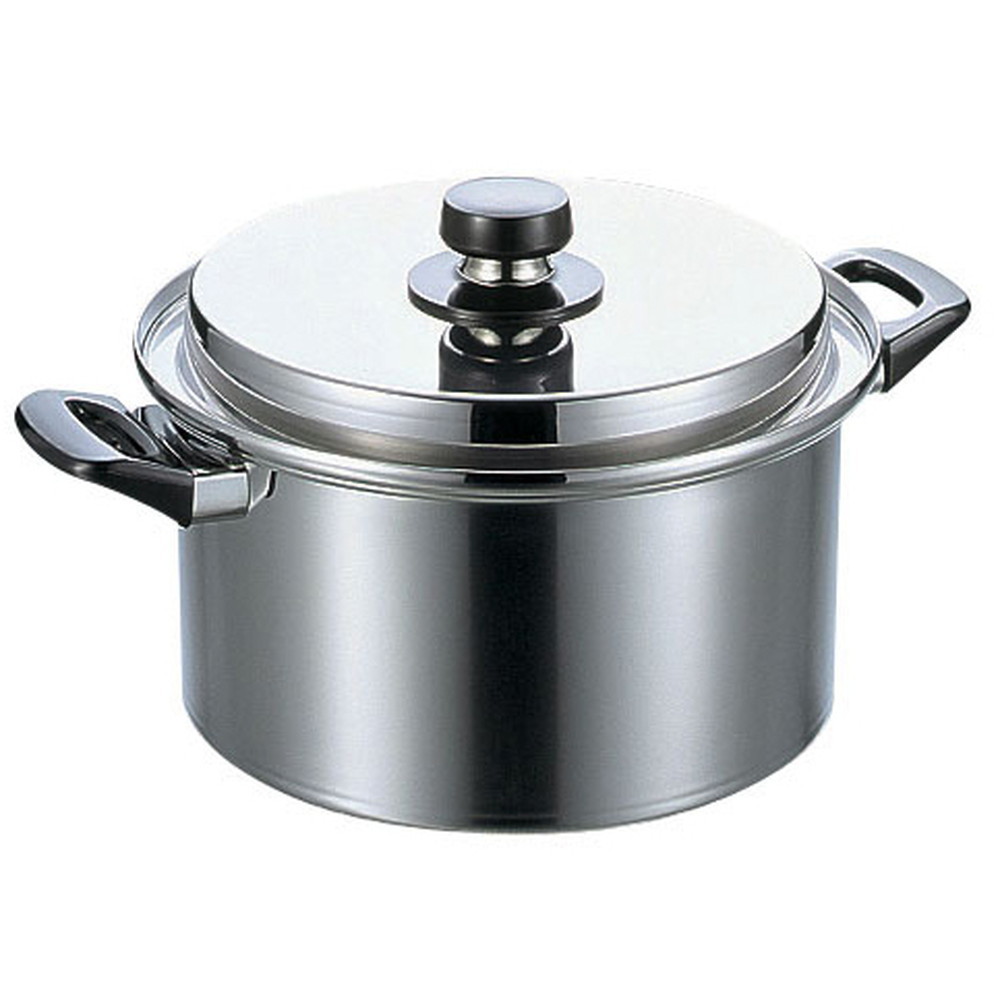 エレックマスター･ライト 深型両手鍋 24cm [ 内径:237mm深さ:130mm底径:225mm5.8L ] [ 料理道具 ] | 厨房 飲食店 レストラン ホテル 和食 業務用｜せともの本舗
