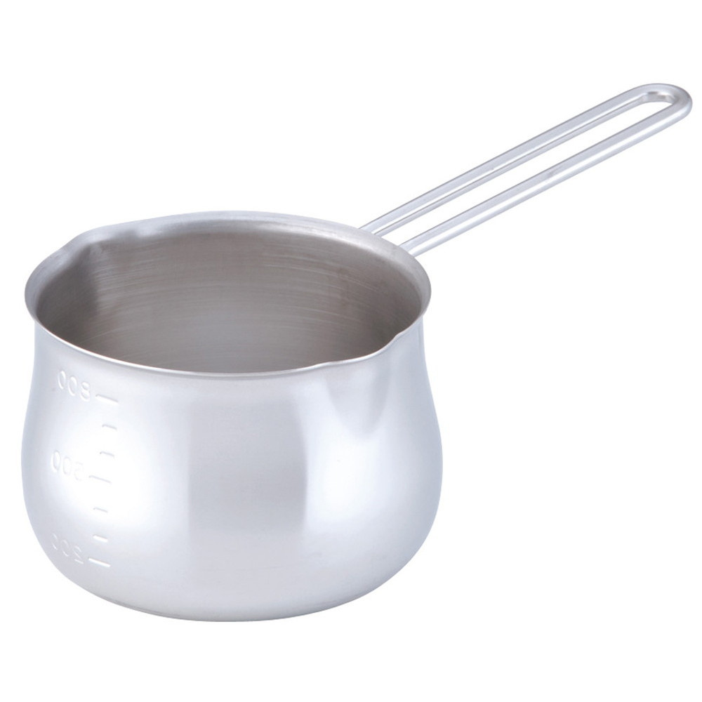 18-8目盛付ミルクパン 800ml [ 直径:120mm深さ:83mm0.9L ] [ 料理道具 ] | 人気 おすすめ 食器 洋食器 業務用 飲食店 カフェ うつわ 器 おしゃれ かわいい ギフト プレゼント 引き出物 誕生日 贈り物 自宅 イベント