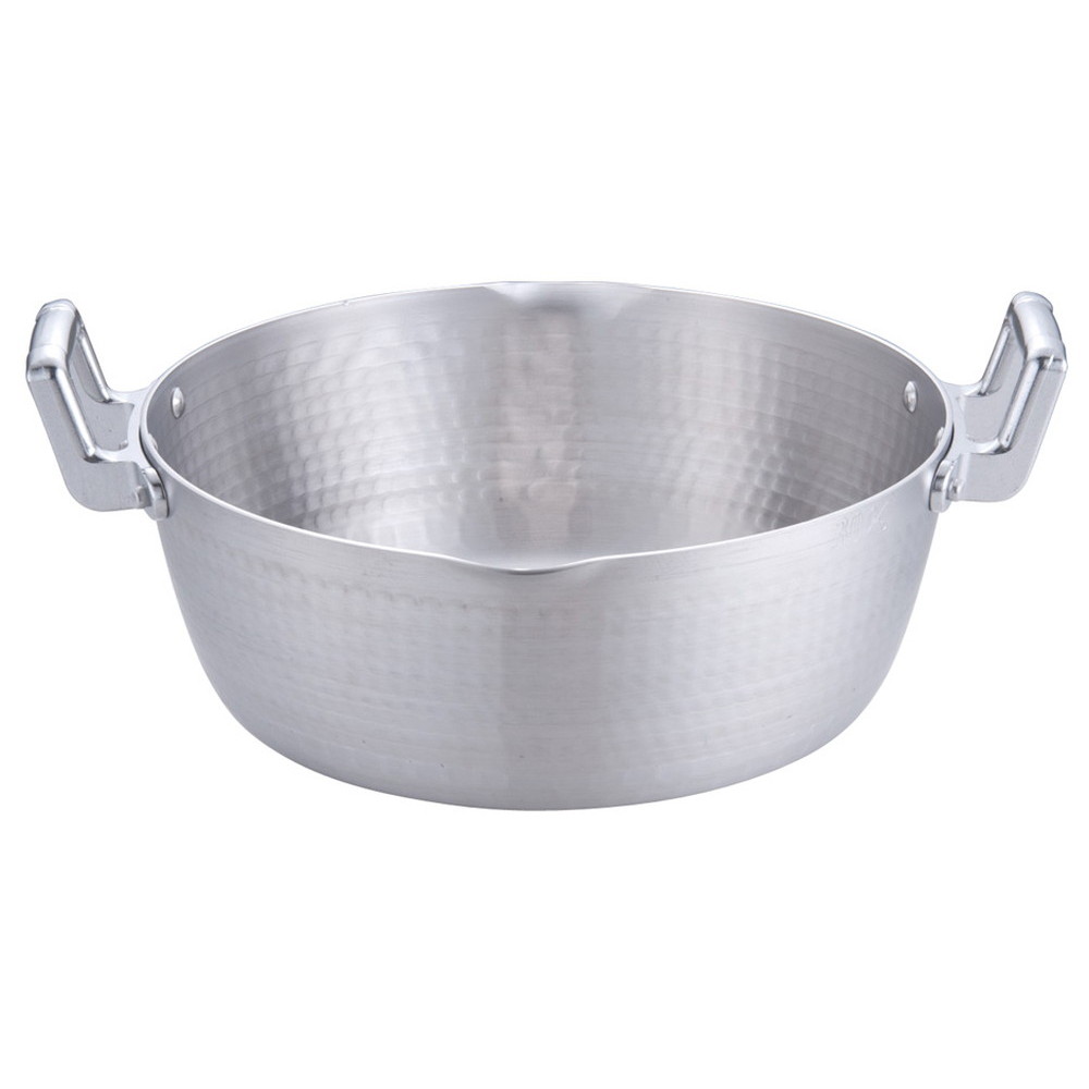 アルミ 両手雪平鍋 40430 30cm [ 内径:300 x 深さ:115mm6.3L ] [ 料理道具 ] | 厨房 食堂 和食 ホテル キッチン 飲食店 業務用